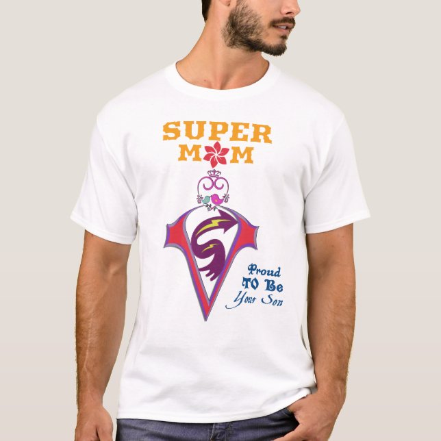 Super Mom T-Shirt (Vorderseite)