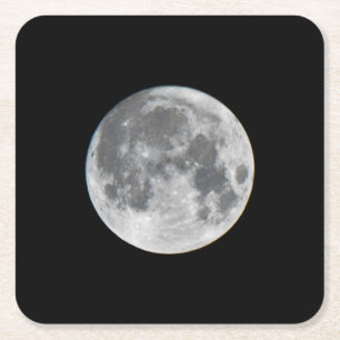 Super Mond   Mendota Heights Minnesota Rechteckiger Pappuntersetzer