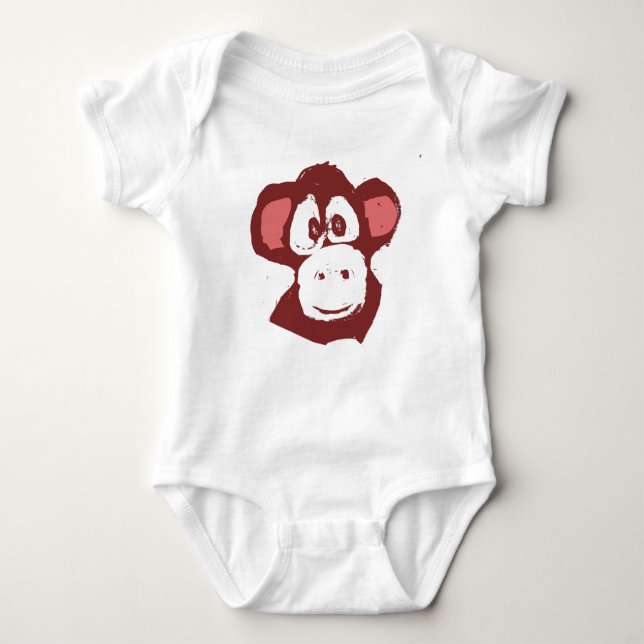 Super Monkey Baby Strampler (Vorderseite)