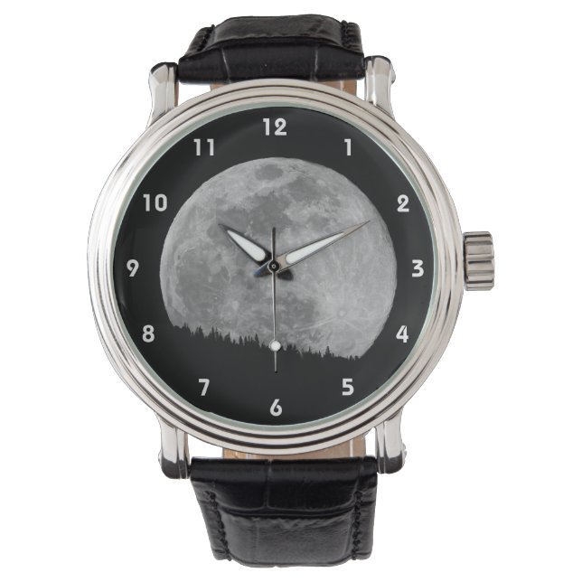 SUPER MOON ARMBANDUHR (Vorderseite)