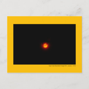 Super Moon Basketball Orange 316-2 Postkarte