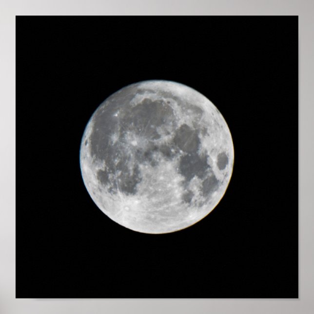 Super Moon | Mendota Heights Minnesota Poster (Vorne)