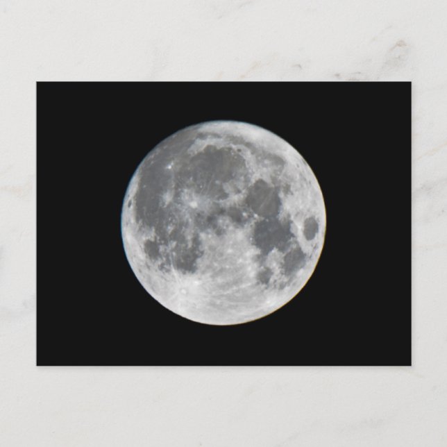 Super Moon | Mendota Heights Minnesota Postkarte (Vorderseite)