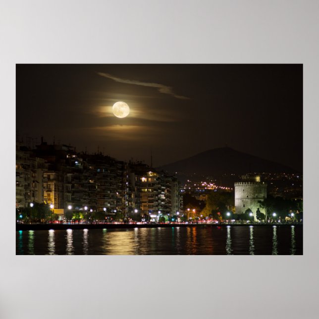 Super Moon Rising Poster (Vorne)