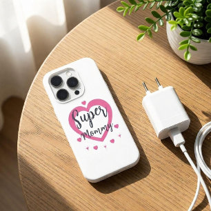 Super Mutti Personalisiertes Bestes-Mutter-Geschen iPhone 15 Pro Hülle