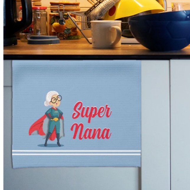 Super Nana Fun Geschenk Geschirrtuch (Von Creator hochgeladen)