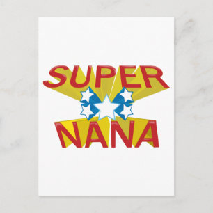 SUPER NANA POSTKARTE