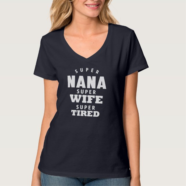 Super Nana T-Shirt (Vorderseite)