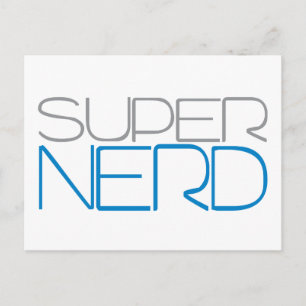 Super Nerd Postkarte