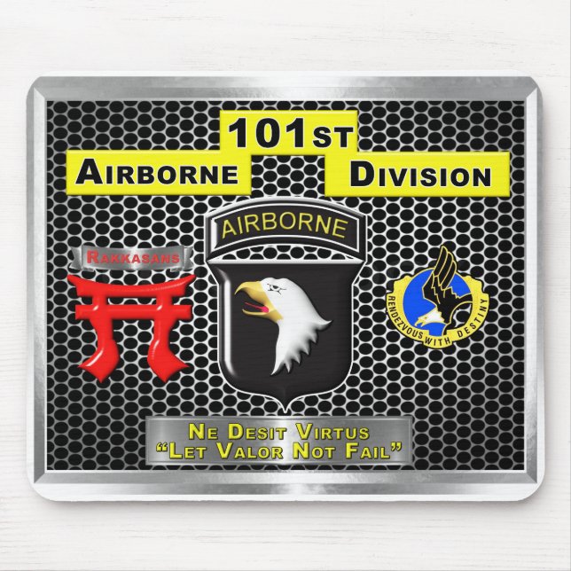 Super neues Design der 101. Im Flugzeug Division Mousepad (Vorne)