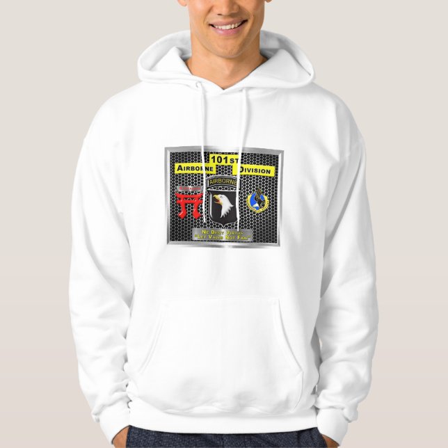Super New Design der 101. Im Flugzeug Division Hoodie (Vorderseite)