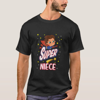 Super Niece Funny Superhero Familienmutter Day Ta T-Shirt