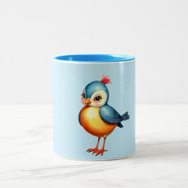 Super Niedlich Blue Bird Tasse (Mittel)