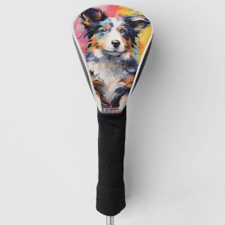 Super Niedlich Border Collie Dog Puppy 003 - Xeno  Golf Headcover