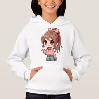 Super Niedlich Cartoon Girl Hoodie