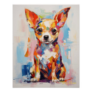 Super Niedlich Chihuahua Dog Puppy 003 - Xeno Luci Poster