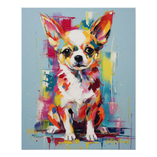 Super Niedlich Chihuahua Dog Puppy 004 - Xeno Luci Poster