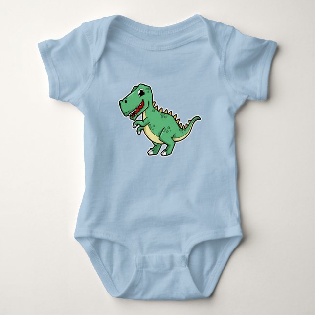 Super Niedlich Dinosaurier Baby Strampler (Vorderseite)