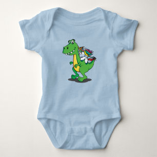 Super Niedlich Dinosaurier Unicorn Baby Strampler