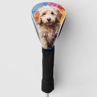 Super Niedlich Goldendoodle Dog Welpe 005 - Xeno L Golf Headcover