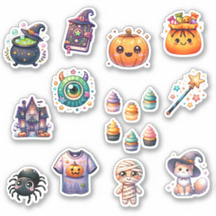 Super Niedlich Halloween Aufkleber