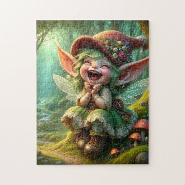Super Niedlich Happy Pixie Puzzle (Vertikal)