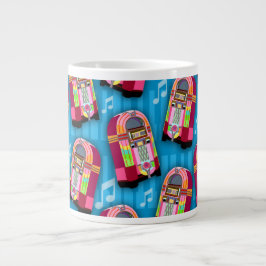 Super Niedlich Jukebox Time Fun Muster Art Jumbo-Tasse
