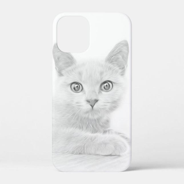 SUPER NIEDLICH Kitten Portrait Foto Case-Mate iPhone Hülle (Rückseite)