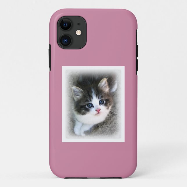 SUPER NIEDLICH Kitten Portrait Foto Case-Mate iPhone Hülle (Rückseite)
