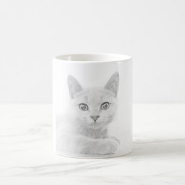 SUPER NIEDLICH Kitten Portrait Foto Tasse