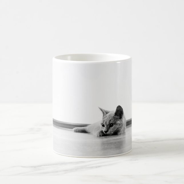 SUPER NIEDLICH Kitten Portrait Kaffeetasse (Mittel)