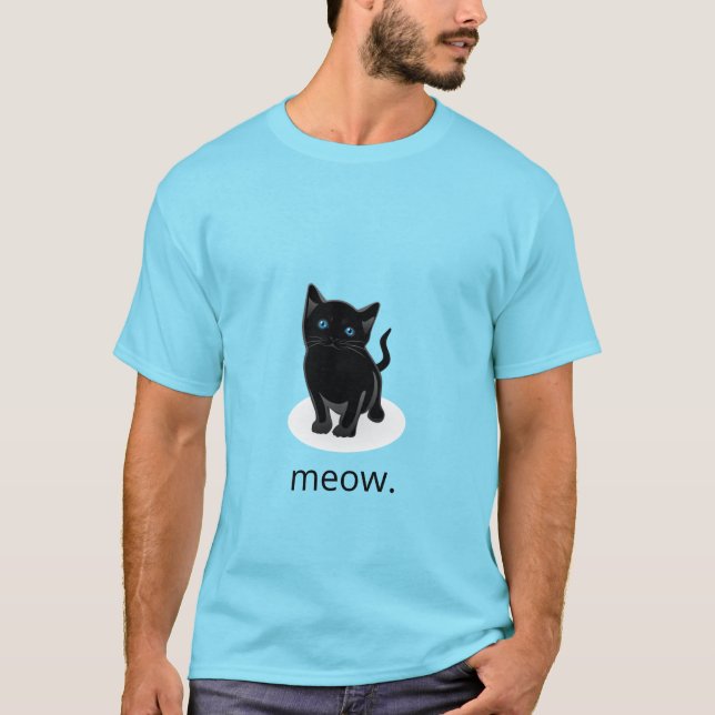 Super Niedlich Kitten T-Shirt (Vorderseite)