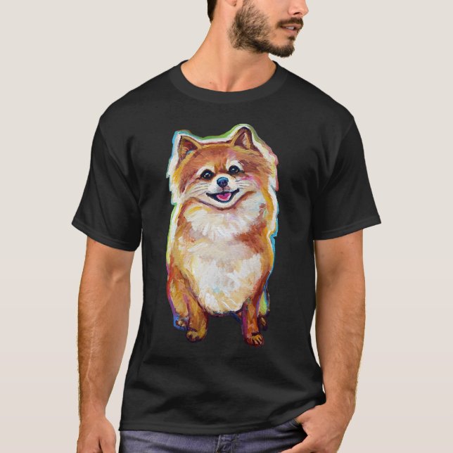 Super Niedlich Lächeln Spitz T-Shirt (Vorderseite)