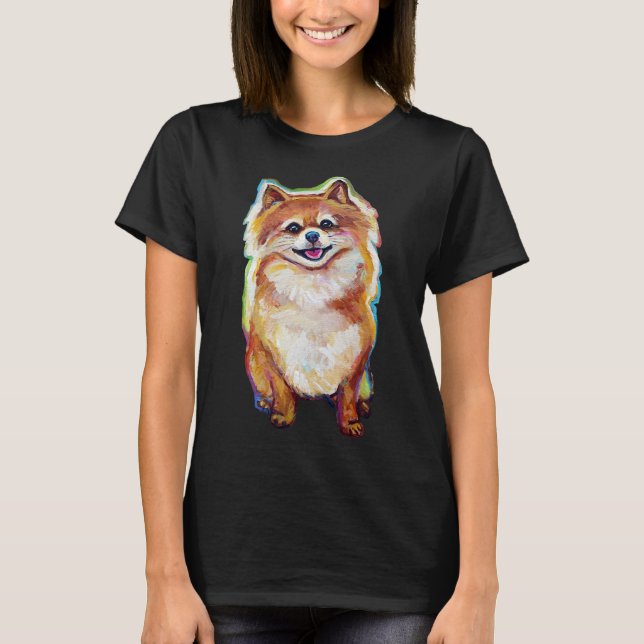 Super Niedlich Lächeln Spitz T-Shirt (Vorderseite)