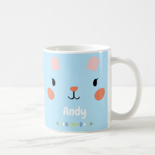 Super Niedlich Pink Bunny Face Kaffeetasse