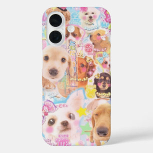 Super Niedlich Pink Puppy-Handy-🌈 ☁️ iPhone 16 Hülle