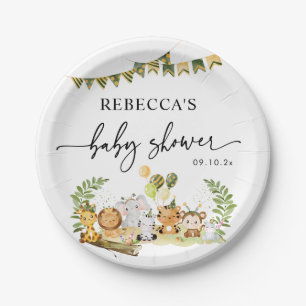 Super Niedlich Safari Jungle Party Babydusche Pappteller