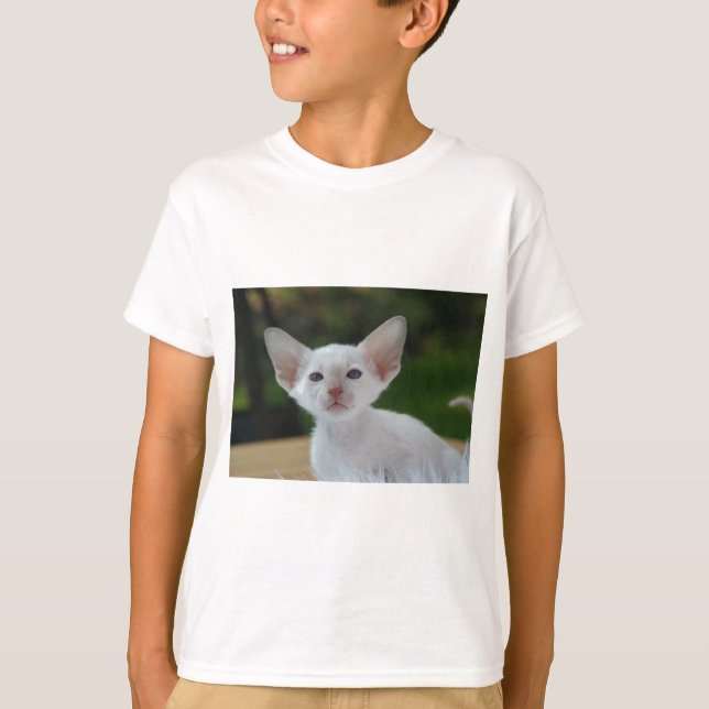 Super Niedlich Siamese Kitten T-Shirt (Vorderseite)