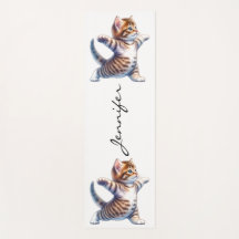 Super Niedlich Tabby Cat Yoga Mat