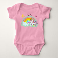 Super Niedlich Unicorn und Rainbow Personalisiert