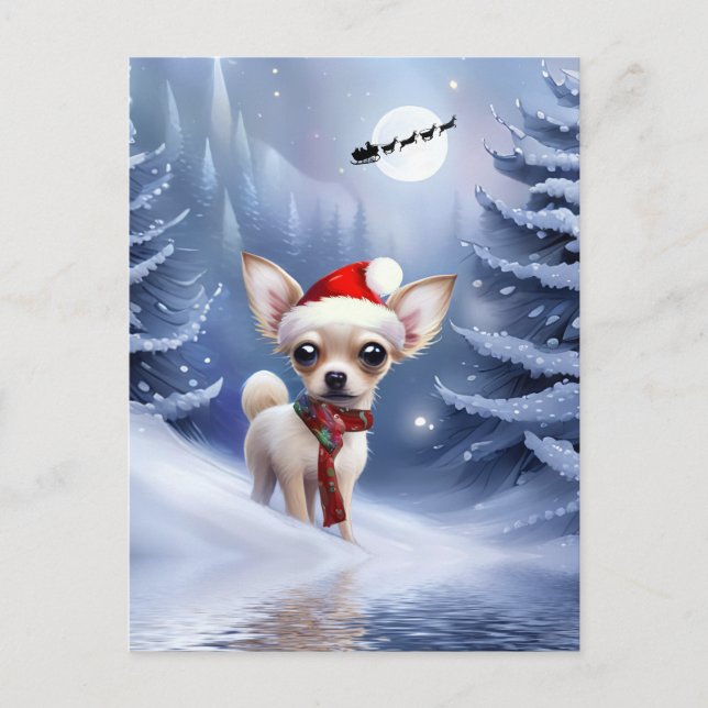 Super Niedlich Weihnachten Chihuahua Welppy (Vorderseite)