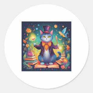 Super Niedlich Wizard Cat Sticker