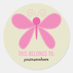 Super Niedliche Blume DAS GEHÖRT ZU Stickern Runder Aufkleber