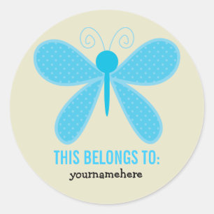 Super Niedliche Blume DAS GEHÖRT ZU Stickern Runder Aufkleber