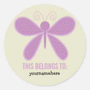 Super Niedliche Blume DAS GEHÖRT ZU Stickern Runder Aufkleber