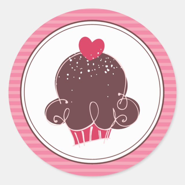 Super Niedliche Cupcake Stickers (Vorderseite)