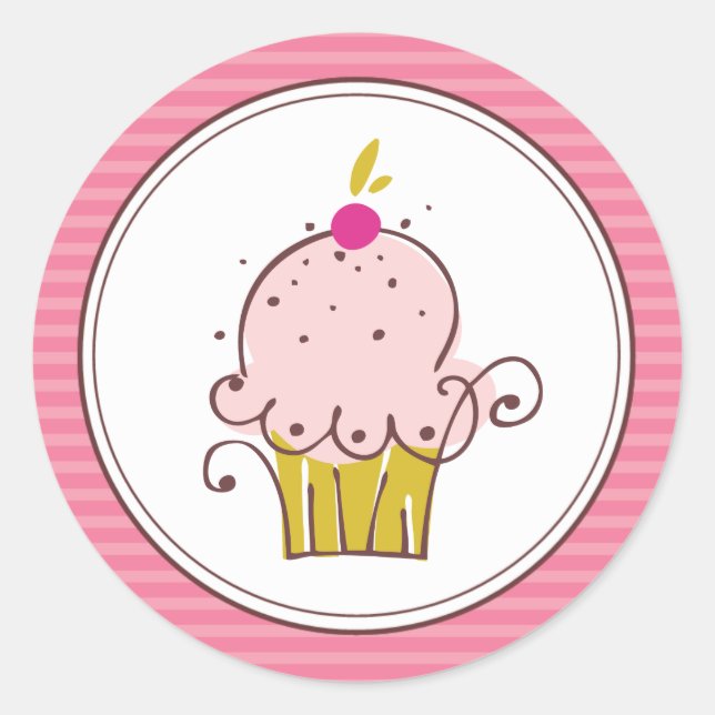 Super Niedliche Cupcake Stickers (Vorderseite)