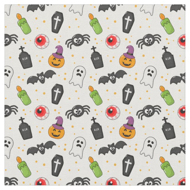 Super Niedliche Halloween-Fabric Stoff (Nahaufnahme)