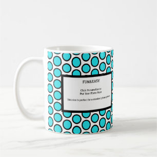 Super Niedliche Polka Dots auf einem Kaffeetasse