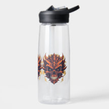 Super Niedlicher Dragon Skull Mascot Wasserflasche